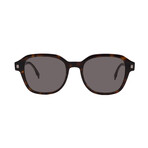 Men's // Fendi - FE40002U 52A Square Sunglasses // Black + Gray