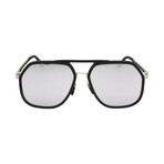 Mens FE40041U 02C Aviator Sunglasses  // Black + Gray mirror