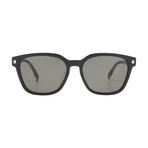 Men's Fendi FE40001U 01A Square Sunglasses  // Black + Gray