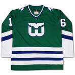 Bobby Hull Career Jersey Hartford Whalers Green Ltd Ed 9/16