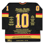 Pavel Bure Career Jersey #1 of 199 - Autographed - Vancouver Canucks