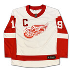 Steve Yzerman Career Jersey White Elite Edition of 19 - Autographed Detroit