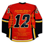 Jarome Iginla Signed Career Jersey Elite Edition of 12 - Calgary Flames