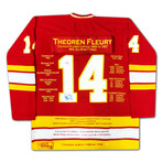 Theoren Fleury Career Jersey #1 of 199 - Autographed - Calgary Flames