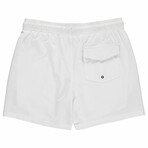 Cyprus Swim Trunks w/ Compression Liner // White (S)