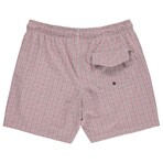 Coral Swim Trunks w/ Compression Liner // Pink + Gray + White (XL)