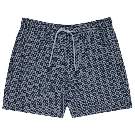 Sunda Swim Trunks w/ Compression Liner // Light Blue + Gray (S)