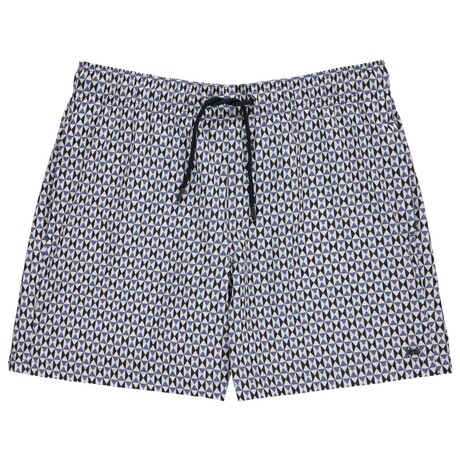 Fogo Swim Trunks w/ Compression Liner // Blue + Navy + White (S)