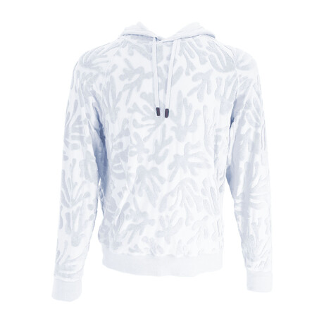 Howard Coral Towel Hoodie // White (XS)