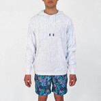 Howard Coral Towel Hoodie // White (XS)