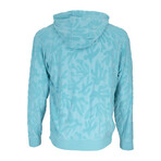 Howard Coral Towel Hoodie // Lagoon (XS)