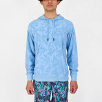 Howard Coral Towel Hoodie // Sky (XS)