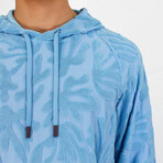 Howard Coral Towel Hoodie // Sky (XS)