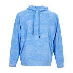 Howard Farm Floraal Towel Hoodie // Blue (XS)