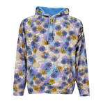 Hank Snap Floral Hoodie // Pumice (XS)