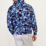 Hank Snap Floral Hoodie // Navy (XS)