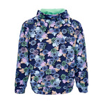 Hank Snap Floral Hoodie // Navy (XS)