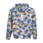 Hank Snap Floral Hoodie // Pumice (XS)