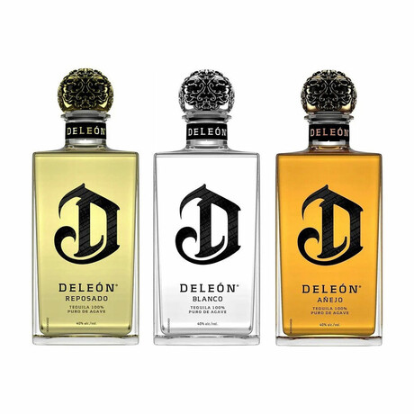 Deleon Tequila Blanco + Deleon Tequila Reposado + Deleon Tequila Anejo // 3 Bottle Set