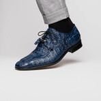 Apricena // Caiman Fuscus Oxfords // Navy (US: 10)