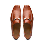 Fabro // Lizard Ring Loafers // Cognac (US: 10.5)