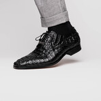 Apricena // Caiman Fuscus Oxfords // Black (US: 8)