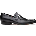 Fabro // Lizard Ring Loafers // Black (US: 12)