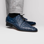 Apricena // Caiman Fuscus Oxfords // Navy (US: 8.5)