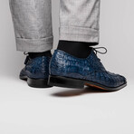 Apricena // Caiman Fuscus Oxfords // Navy (US: 11.5)