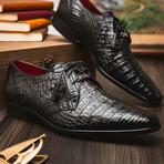 Lacio //  Caiman Fuscus Derbys // Black (US: 9.5)