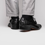 Apricena // Caiman Fuscus Oxfords // Black (US: 11)