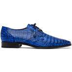 Lacio //  Caiman Fuscus Derbys // Electric Blue (US: 10.5)