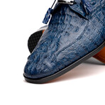 Apricena // Caiman Fuscus Oxfords // Navy (US: 11)