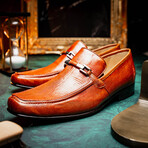 Fabro // Lizard Ring Loafers // Cognac (US: 8)