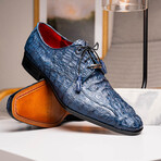 Apricena // Caiman Fuscus Oxfords // Navy (US: 11)