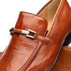 Fabro // Lizard Ring Loafers // Cognac (US: 9)