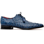 Apricena // Caiman Fuscus Oxfords // Navy (US: 8.5)