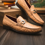 Ferrioni // Ostrich Bit Loafer // Orix (US: 10.5)