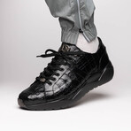 Nino // Caiman Fuscus Sneakers // Black (US: 10.5)