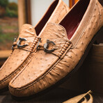 Ferrioni // Ostrich Bit Loafer // Orix (US: 8.5)