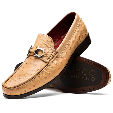 Ferrioni // Ostrich Bit Loafer // Orix (US: 8)