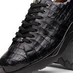 Nino // Caiman Fuscus Sneakers // Black (US: 9.5)