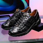 Nino // Caiman Fuscus Sneakers // Black (US: 11.5)