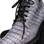 Leoni // Caiman Fuscus Boots // Oil Gray (US: 10)