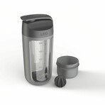 Leo To Go Shaker Bottle With Powder Compartment 16oz.