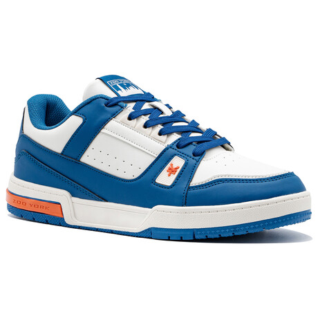 Subway Sneakers // Blue/Orange (US: 8)