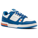 Subway Sneakers // Blue/Orange (US: 8)