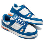 Subway Sneakers // Blue/Orange (US: 9.5)