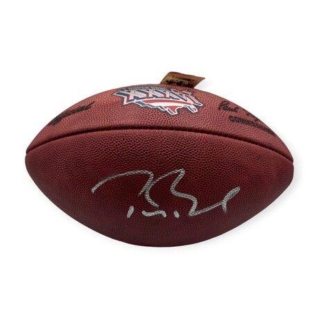 Tom Brady // New England Patriots // Autographed Super Bowl XXXVI Football