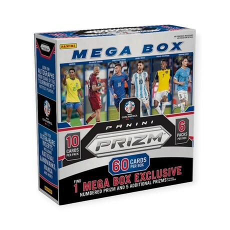 2024 Panini Prizm Copa America Soccer Mega Box // Sealed Box Of Cards